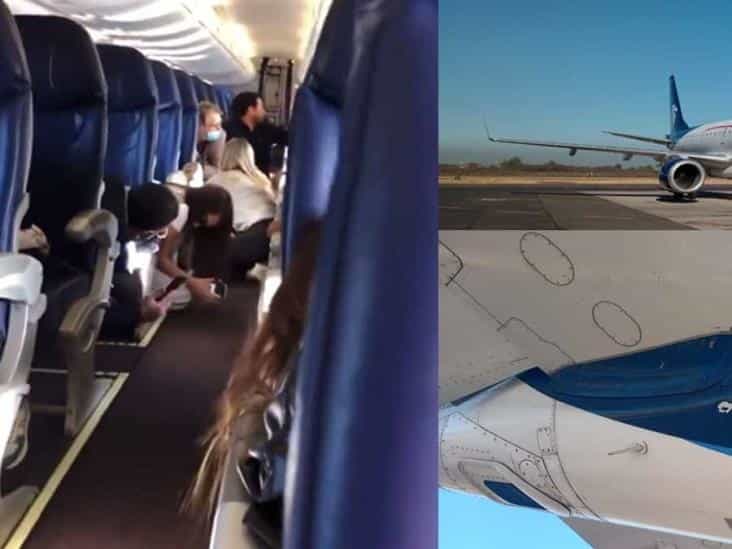 Aeroméxico confirma avión baleado tras captura de hijo de El Chapo (+Video)