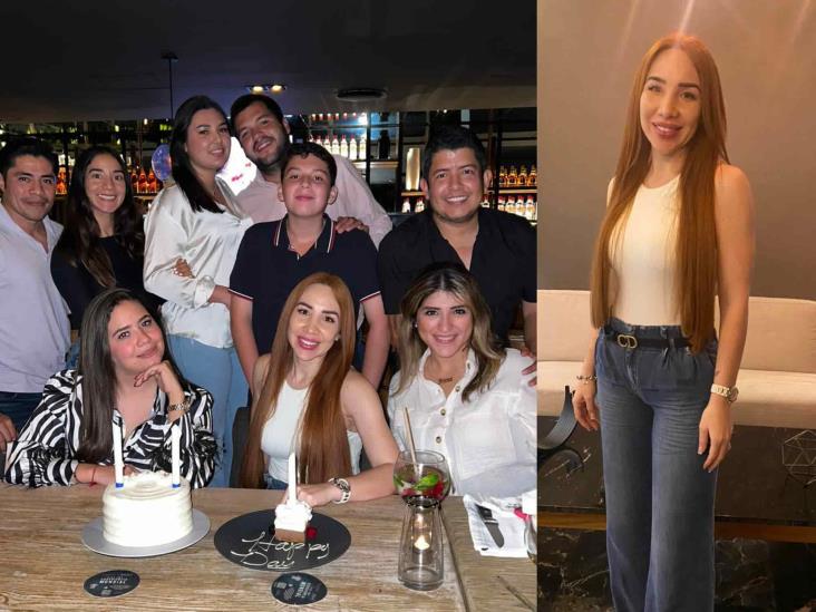 Xóchitl Tress celebra un año más de vida con amigos muy cercanos