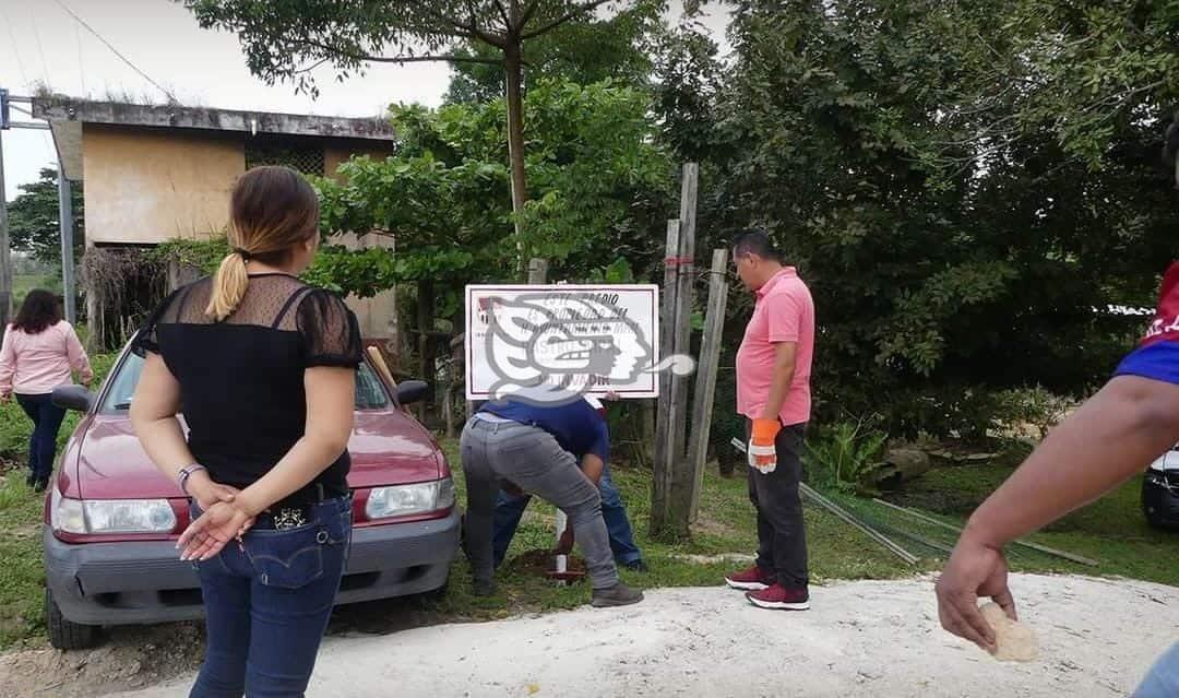 Autoridades de Ixhuatlán, protegen espacios municipales