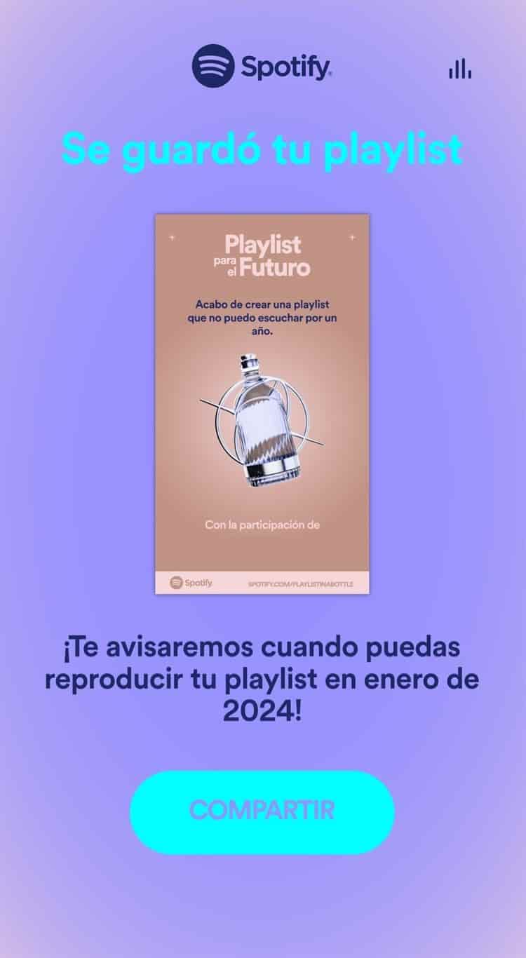 Spotify invita a crear Playlist para el Futuro