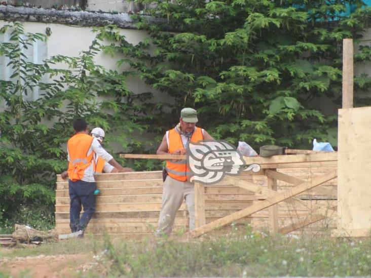 Reinicia construcción de gasolinera en Cuatro Caminos en Agua Dulce