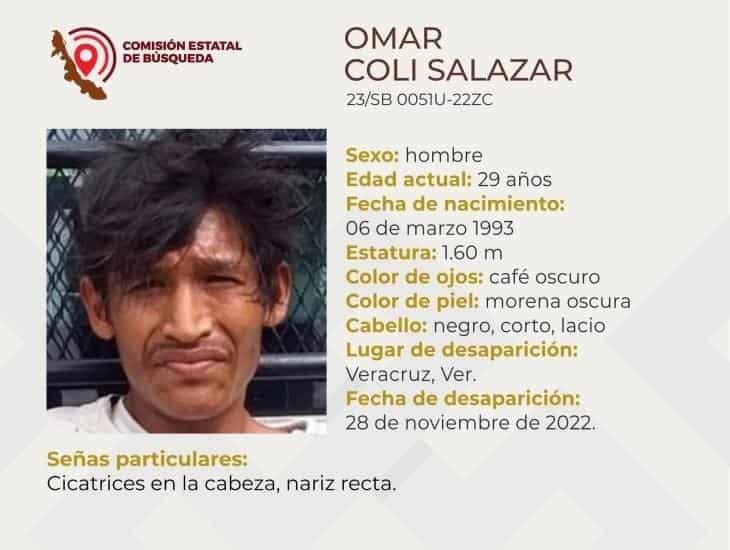 Llevan 1 mes y medio buscando a Omar, desapareció en la ciudad de Veracruz