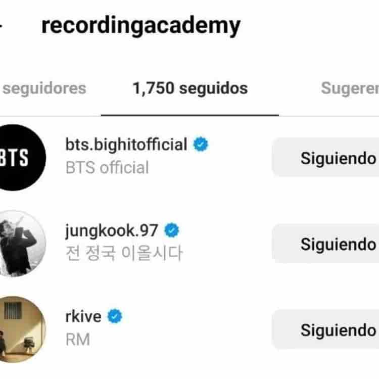 Ellos son los 2 integrantes de BTS que viajarán a EU para asistir a los GRAMMY’S