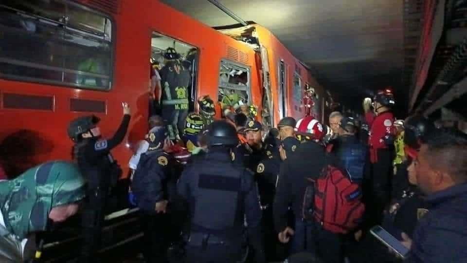 Quedan 15 hospitalizados tras accidente del Metro