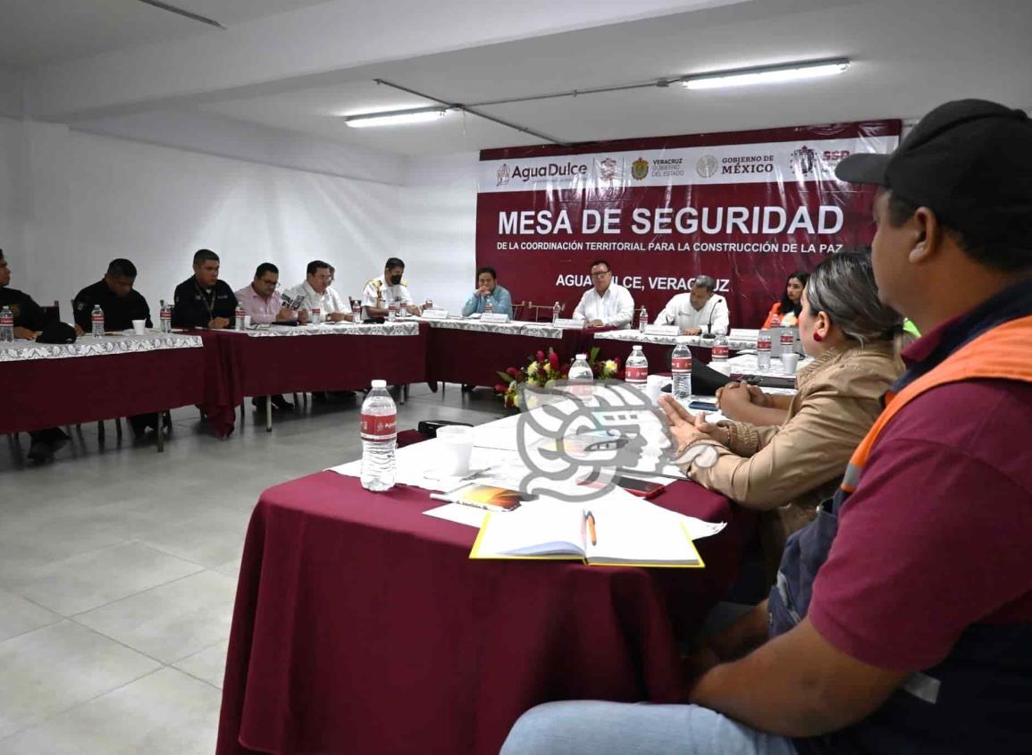 Agua Dulce, sede de la mesa de seguridad para la construcción de la paz