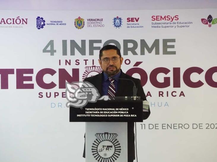 Presentan informe de actividades del tecnológico de Poza Rica