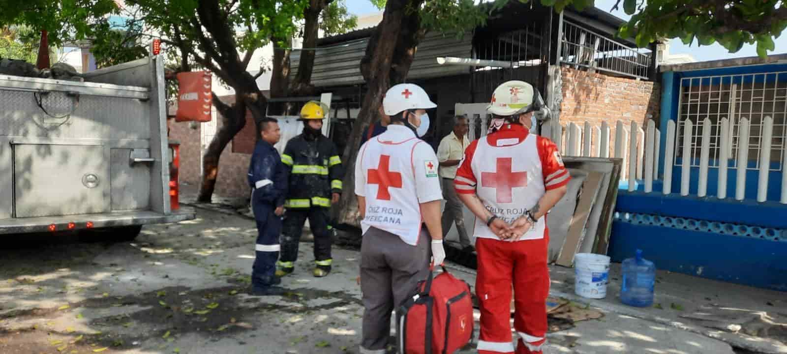 Se registra un conato de incendio en un Infonavit de Veracruz