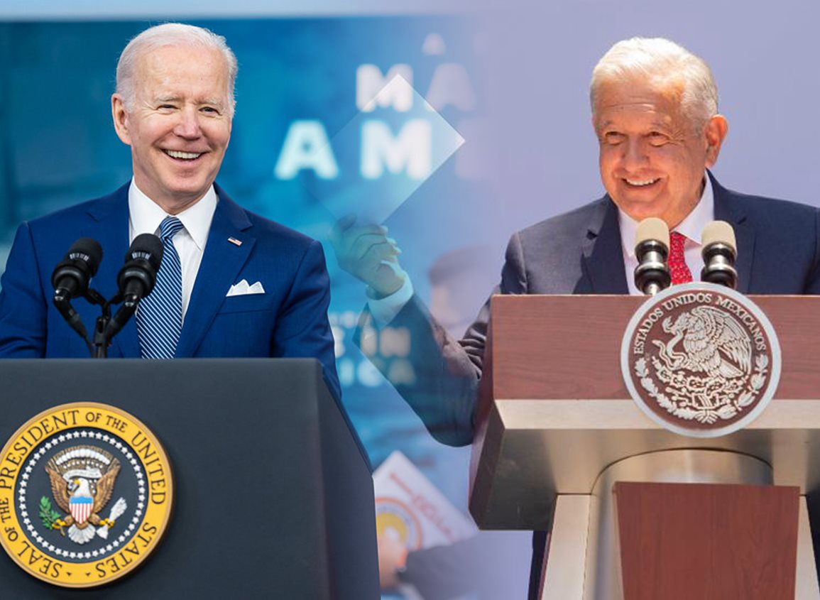 López Obrador agradece a Biden por no construir ni un metro del muro