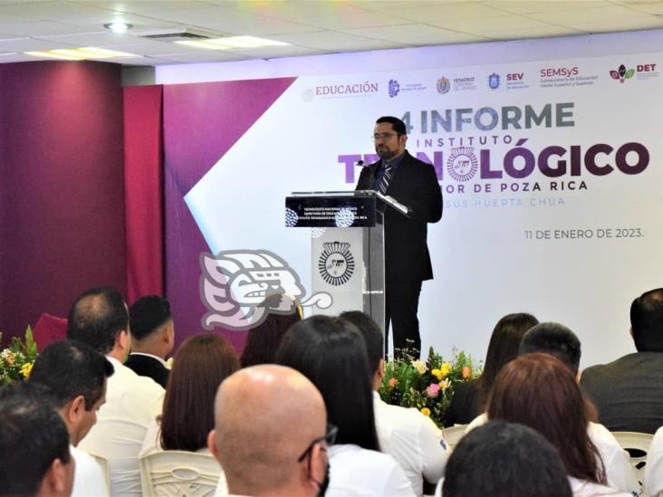 Presentan informe de actividades del tecnológico de Poza Rica