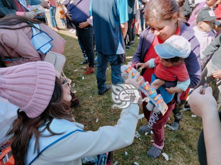 ¡Sí llegaron los Reyes! Niños de comunidades en Veracruz reciben juguetes