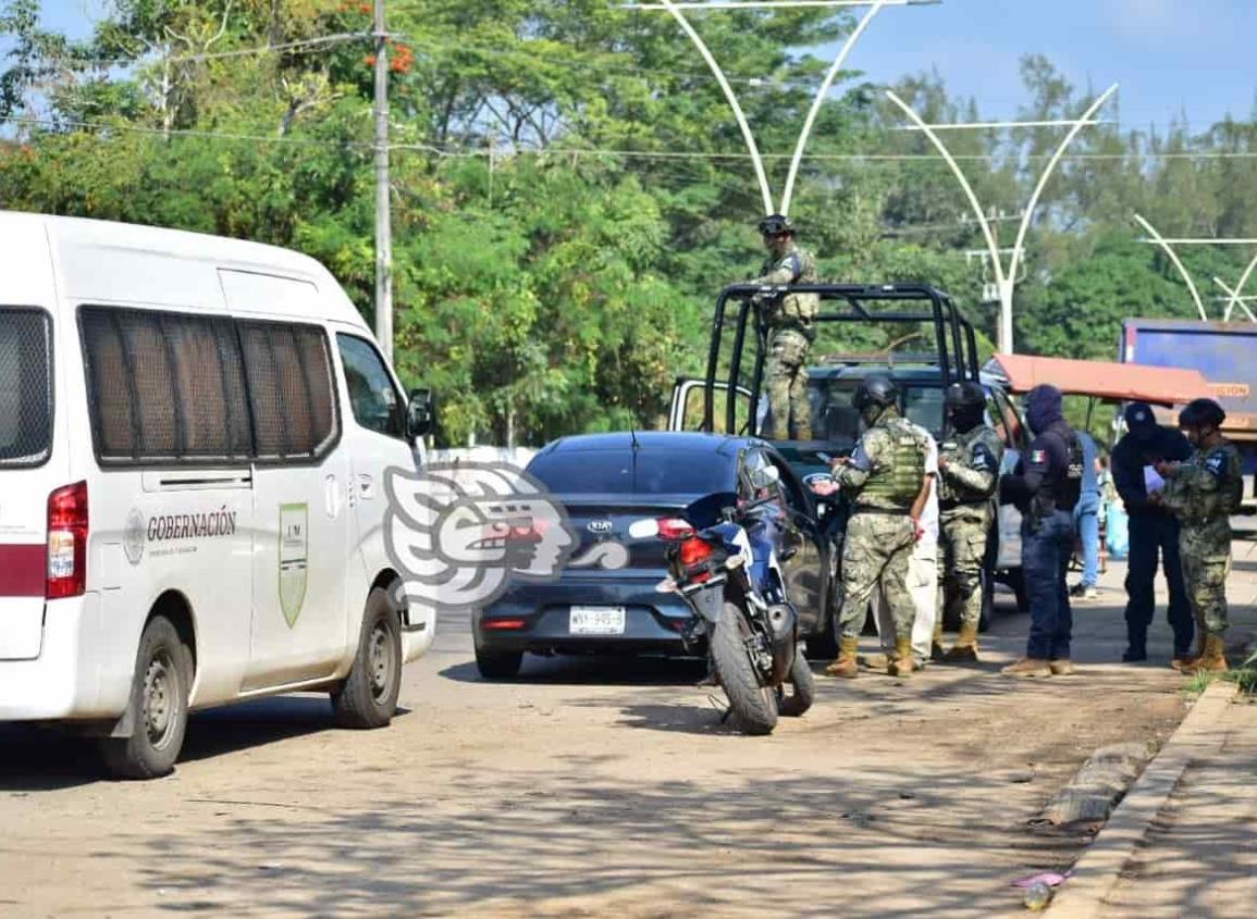 Intensifica SEMAR operativos en Acayucan por últimos hechos de violencia (Video)