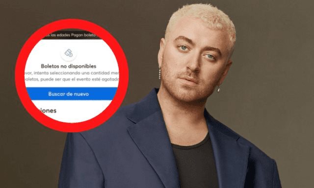 Fans se quejan de preventa para boletos de Sam Smith