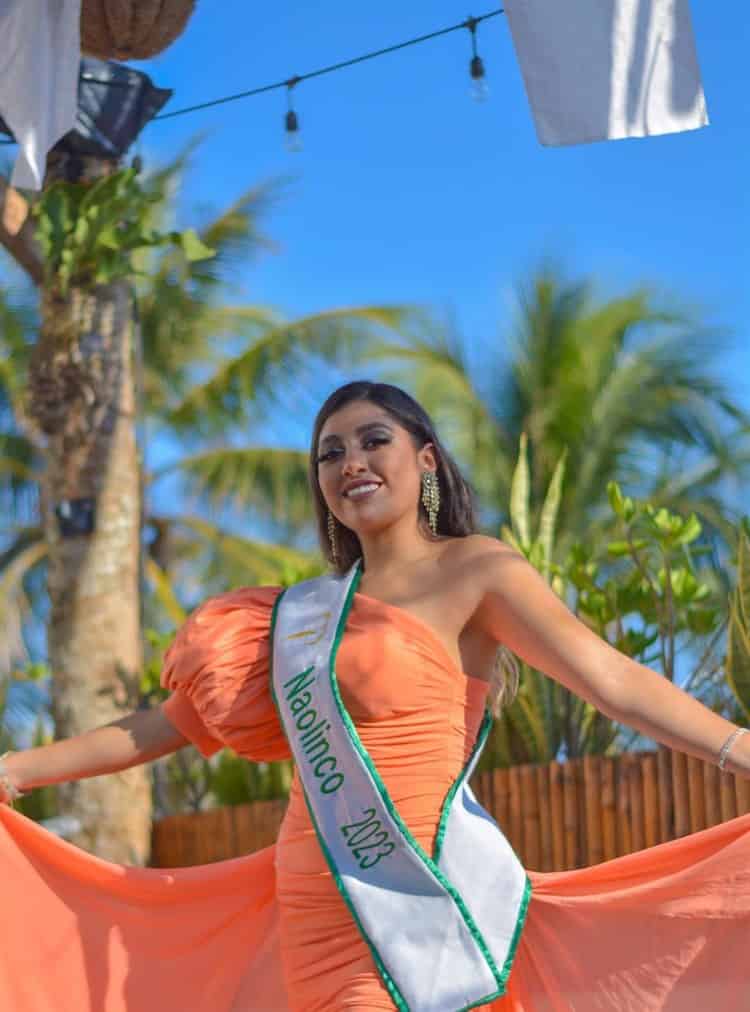 Realizan imposición de bandas a participantes de Miss Earth Veracruz