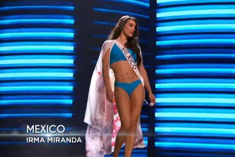 ¡Bellísima! Así lució la mexicana Irma Miranda en preliminar de Miss Universo