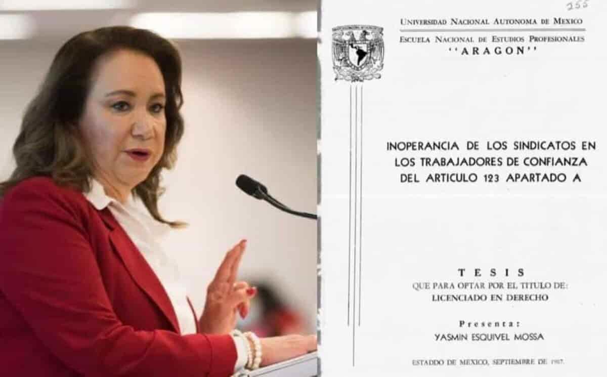 Yasmín Esquivel pide amparo contra Comité de Ética de la UNAM