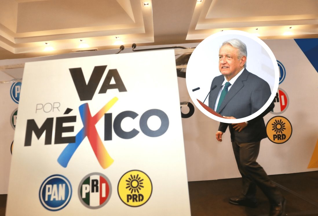 “Quieren regresar por su fuero”, asegura AMLO sobre alianza entre PRI, PAN y PRD para la presidencia de 2024