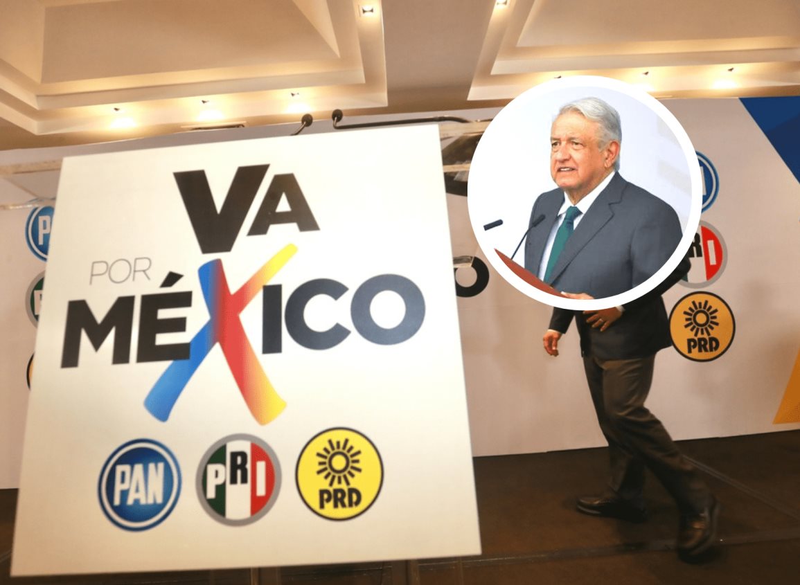 “Quieren regresar por su fuero”, asegura AMLO sobre alianza entre PRI, PAN y PRD para la presidencia de 2024