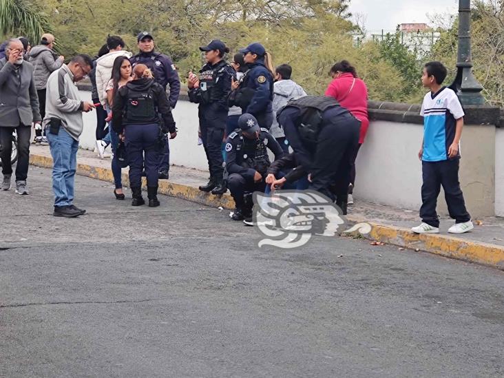 Evitan que joven se arroje del Puente de Xallitic, en Xalapa