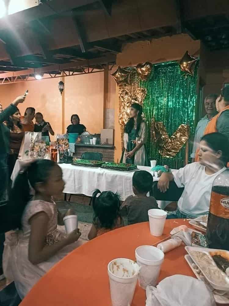 ¡Le salvan la fiesta! Quinceañera en Veracruz es plantada por invitados; le llegaron desconocidos