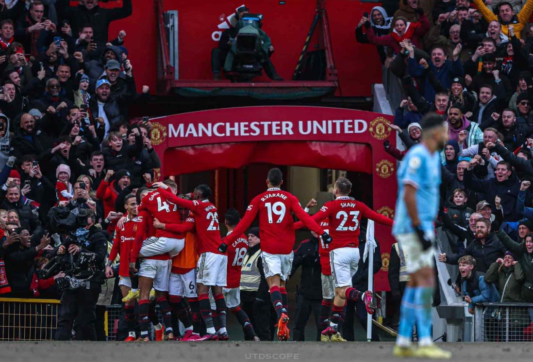 Manchester es rojo; los Red Devils ganan 2-1 al City de Guardiola (+Video)