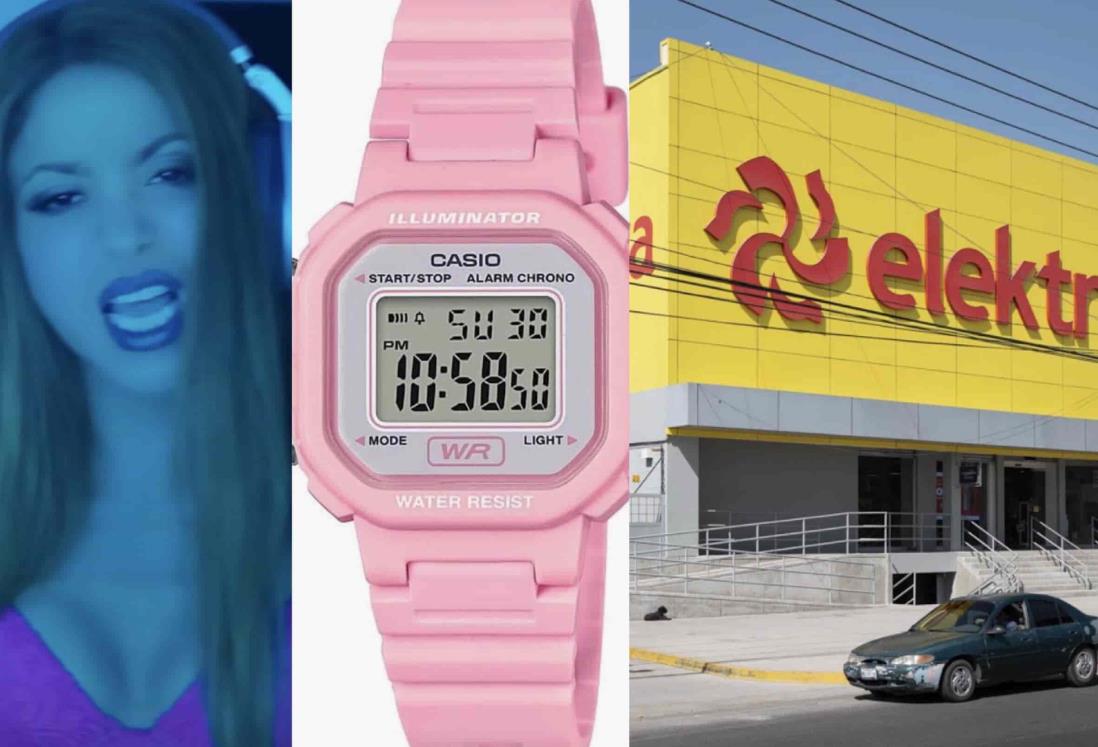 Elektra remata relojes casio tras canción de Shakira