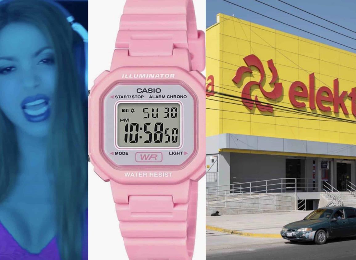 Elektra remata relojes casio tras canción de Shakira