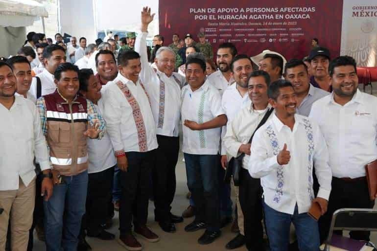 Avanza Plan de apoyo a afectados en Oaxaca por huracán Agatha