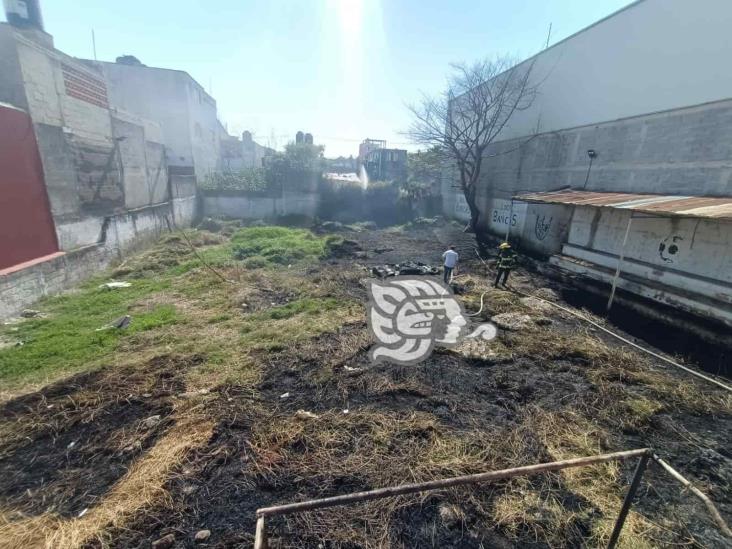 Enorme humareda movilizó a Bomberos en Xalapa