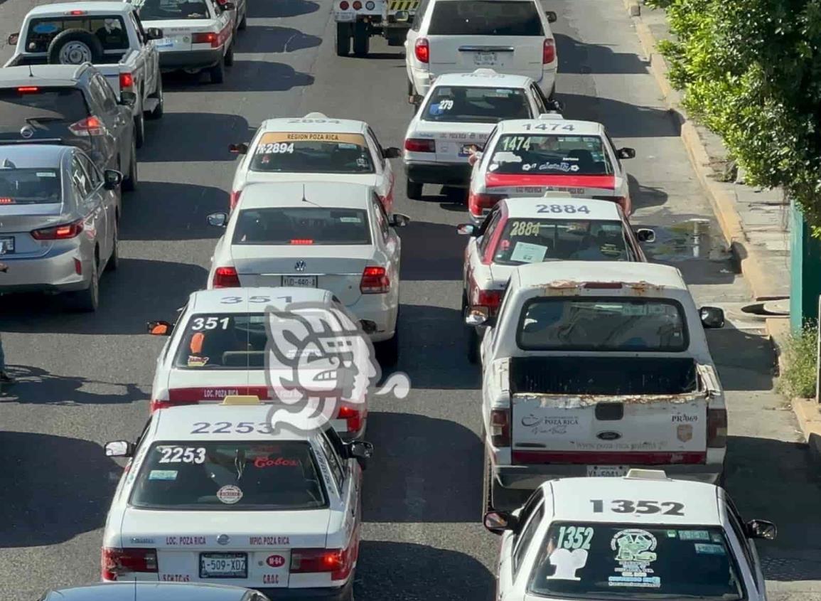 Taxistas de la zona norte de Veracruz que alteren tarifas podrían perder concesión