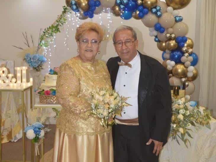 Zulema Ragel y José Luis Peregrina celebran sus bodas de oro