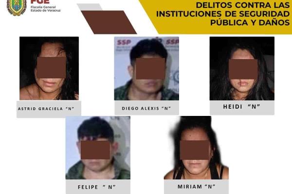 Imputan a proceso a 5 detenidos en cateo y balacera en Orizaba