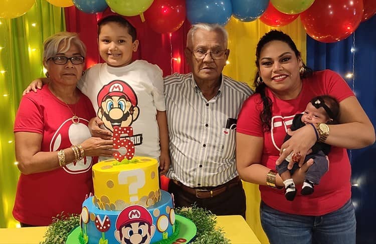 Emilio celebró su cumpleaños número 5