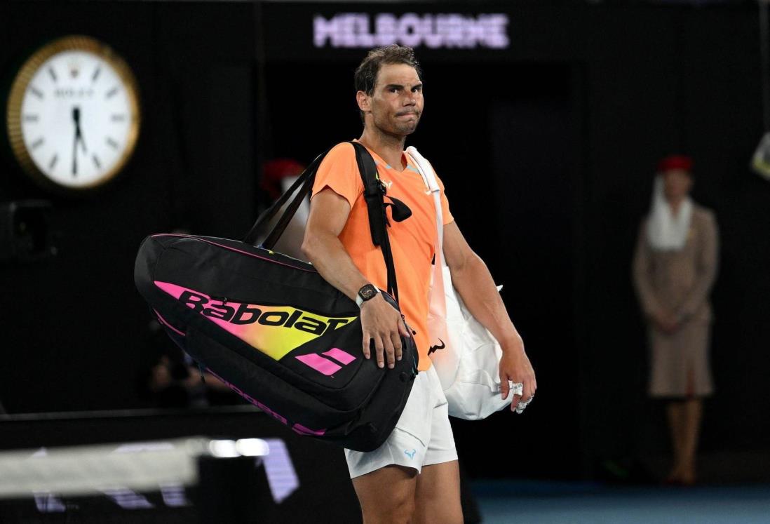 Se retira Rafael Nadal por lesión en Abierto de Australia