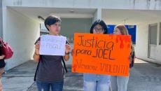 Exigen justicia para Joel, alumnos del Cobaev 62 se manifiestan en juzgado (+video)