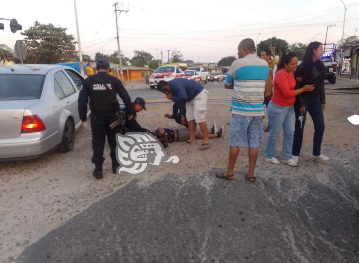 Lo arrolla el tren y sobrevive en Juan Rodríguez Clara