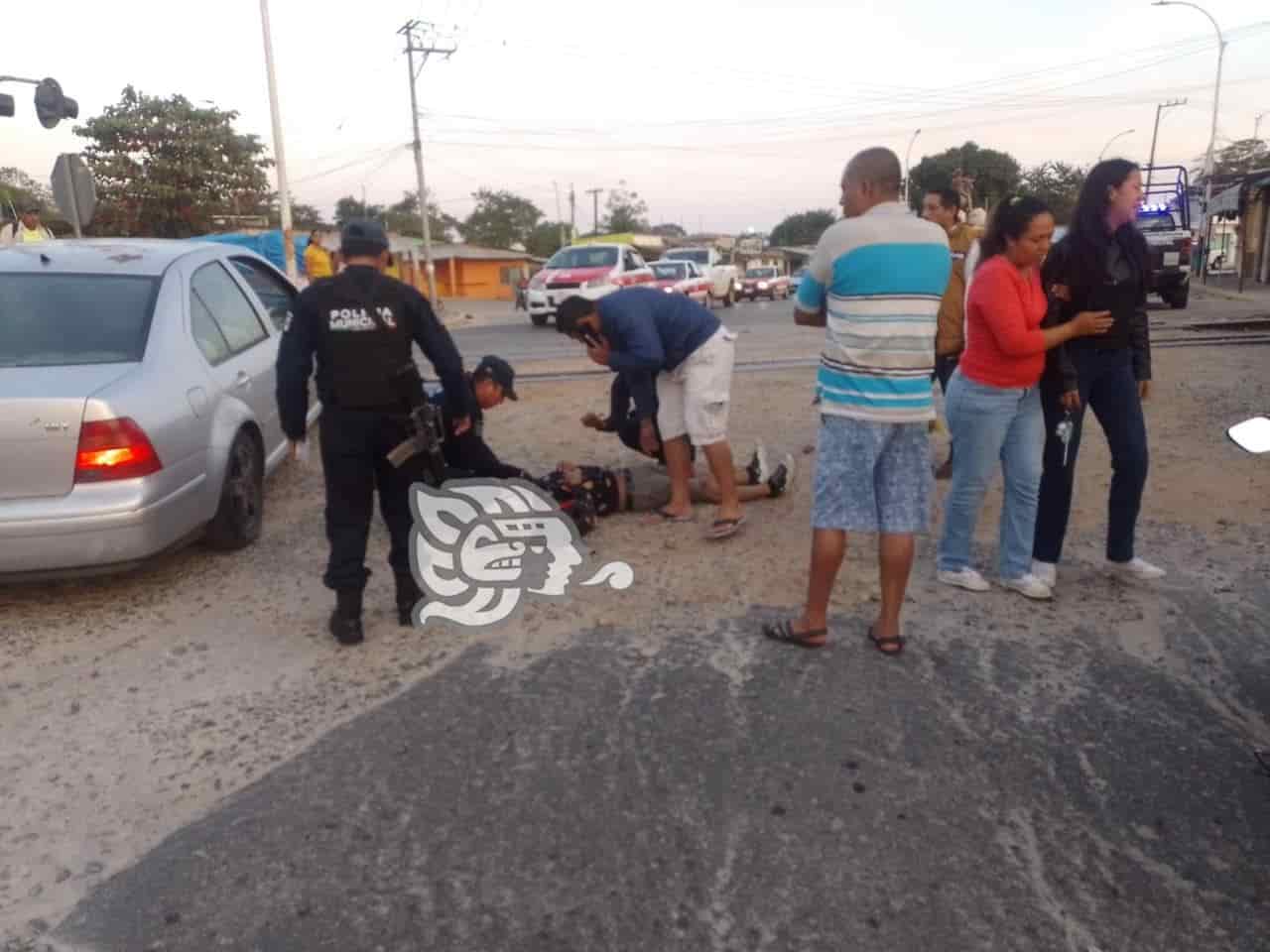 Lo arrolla el tren y sobrevive en Juan Rodríguez Clara