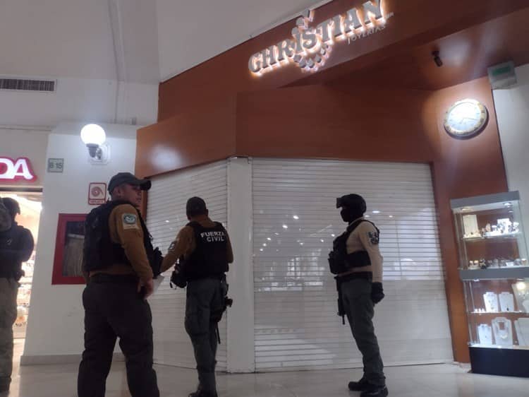 Hombres armados asaltan joyería de Plaza Mocambo (+video)