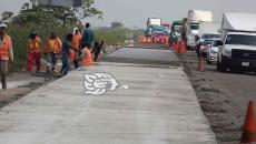 Primera etapa de pavimentación en la carretera Transístmica está por concluir