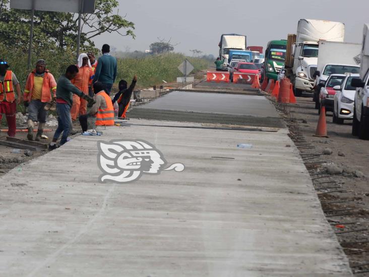 Primera etapa de pavimentación en la carretera Transístmica está por concluir