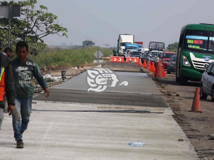 Primera etapa de pavimentación en la carretera Transístmica está por concluir