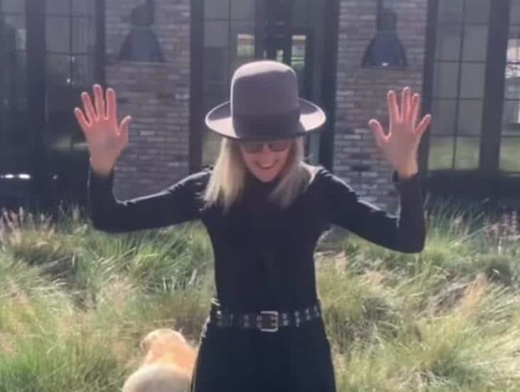 Diane Keaton dedica baile con ‘Flowers’ a Miley Cyrus 