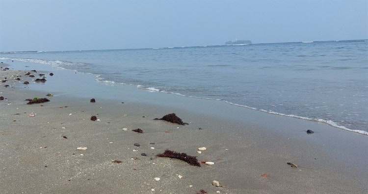 Se retira el mar en Boca del Río (+video)