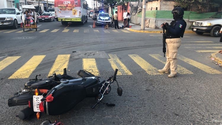 Chocan motociclistas en Boca del Río (+video)