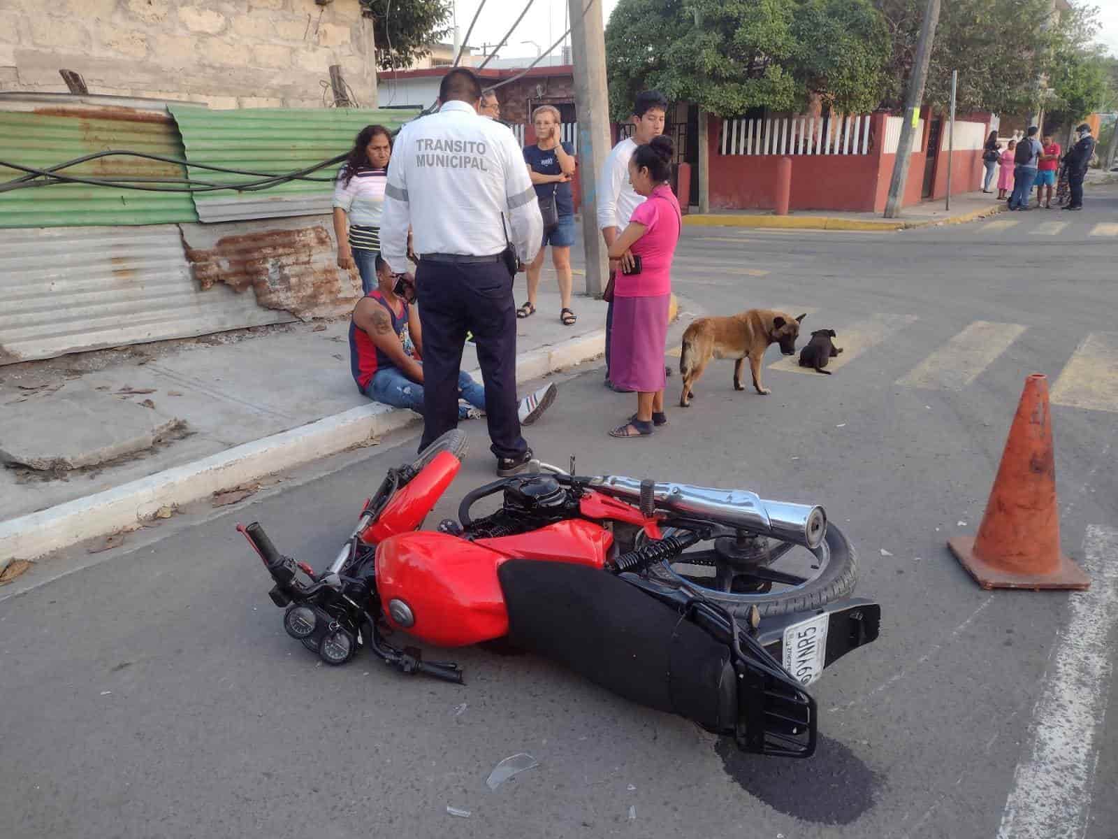 Chocan motociclistas en Boca del Río (+video)