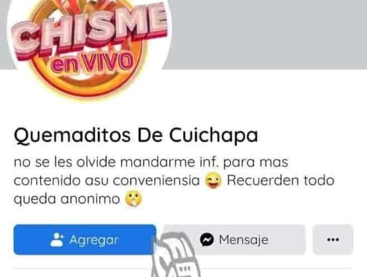 Exhiben a jóvenes de Villa Cuichapa en página de Facebook