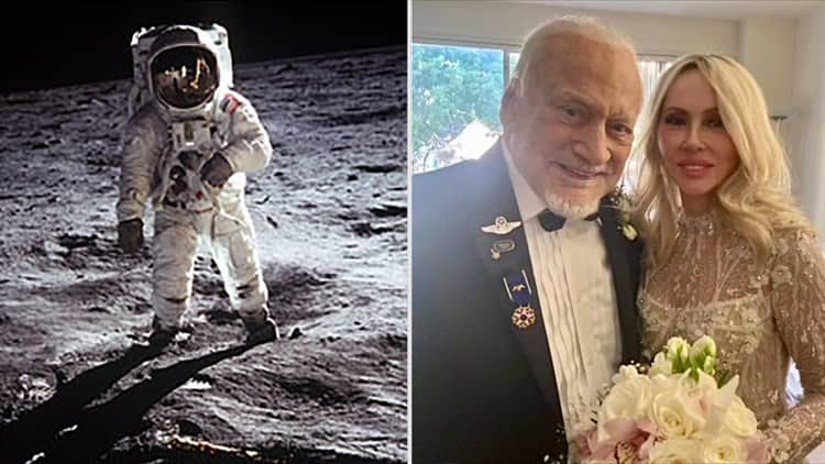 Buzz Aldrin, segundo hombre en pisar la luna, se casa al cumplir 93 años