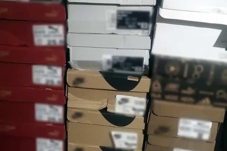 Decomisan ropa deportiva y tenis “pirata”: Guardia Nacional en Veracruz
