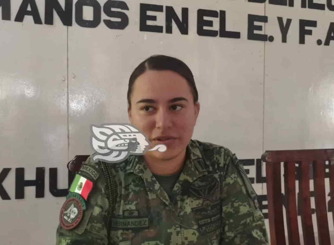 Dan a conocer impartición de los Derechos Humanos en preparación militar