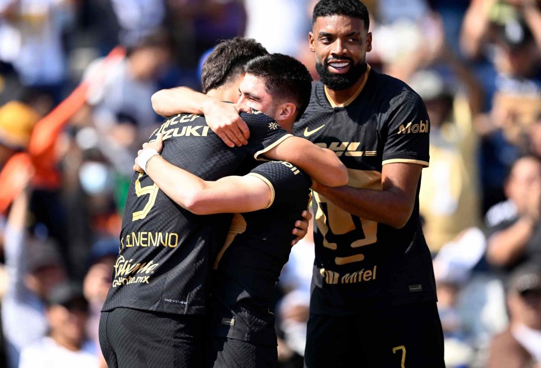 Pumas volvió al triunfo con goleada al León en Ciudad Universitaria