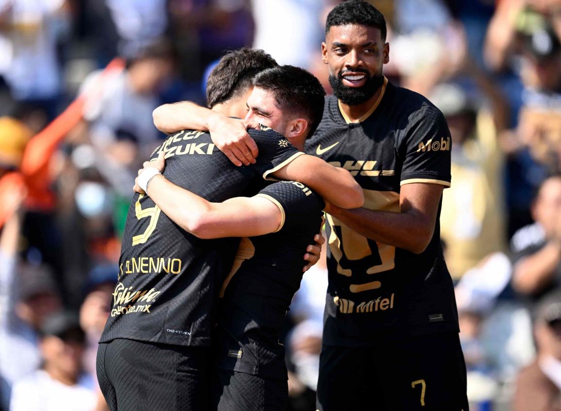 Pumas volvió al triunfo con goleada al León en Ciudad Universitaria